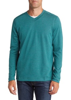 Johnston & Murphy Men's V-Neck Reversible Sweatshirt