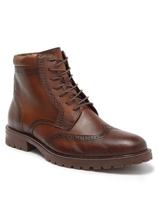 Johnston & Murphy Stratford Wingtip Leather Boot in Tan at Nordstrom Rack