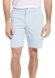 Johnston & Murphy Washed Chino Shorts in Light Blue at Nordstrom
