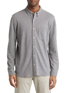 Johnston & Murphy XC Flex Birdseye Cotton Button-Down Shirt