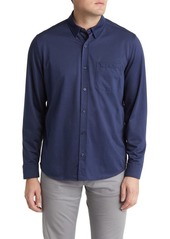 Johnston & Murphy XC Flex Cotton Knit Button-Up Shirt