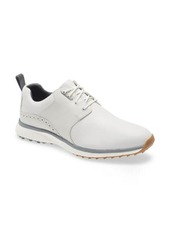Johnston & Murphy XC4® H2 Luxe Hybrid Waterproof Golf Saddle Sneaker in White Croc at Nordstrom