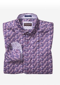 Johnston & Murphy Men's Button Up Shirt In Purple Martini