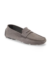 JOHNSTON & MURPHY COLLECTION Johnston & Murphy Dayton Penny Loafer in Gray Suede at Nordstrom Rack