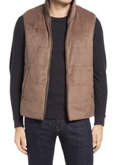 Johnston & Murphy Reversible Quilted Vest in Taupe/Brn at Nordstrom