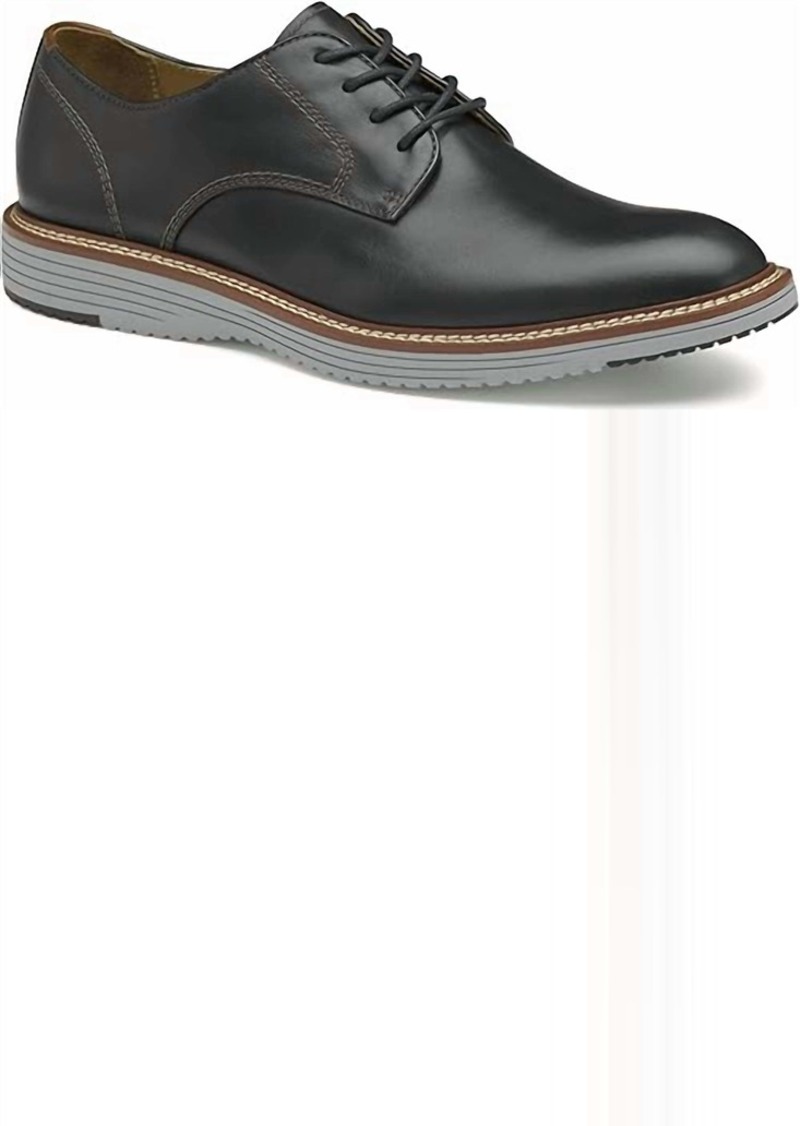 Johnston & Murphy Men's Mcguffey Plain Toe Dress Shoes In Black