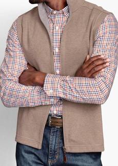Johnston & Murphy Reversible Vest In Oatmeal/gray