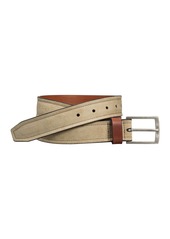 Johnston & Murphy Suede & Leather Reversible Belt