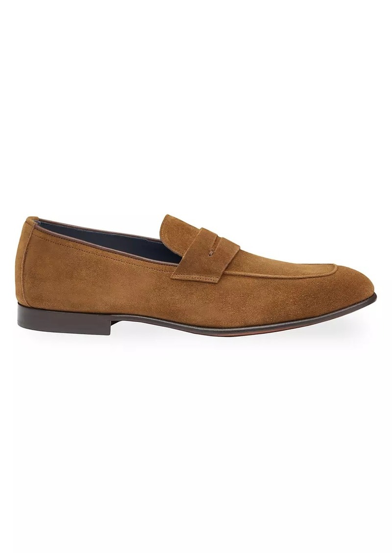 Johnston & Murphy Taylor Suede Penny Loafers