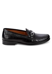 Johnston & Murphy Textured Leather Loafers