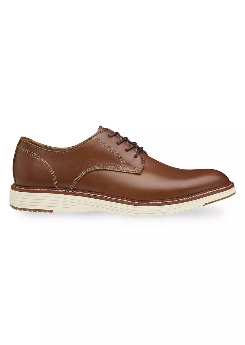 Johnston & Murphy Upton Plain-ToeLeather Oxfords