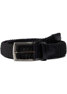 Johnston & Murphy Woven Stretch Knit Belt