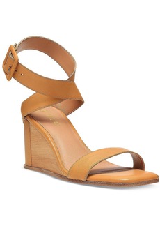 Joie Bayley 35 Womens Leather Ankle Strap Wedge Sandals
