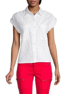 Joie Camille Short-Sleeve Button-Down Shirt
