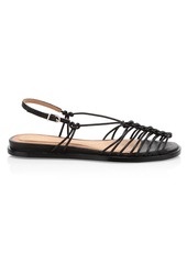 Joie Estin Knotted Leather Slingback Sandals