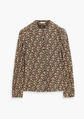 Joie - Eldridge floral-print silk crepe de chine blouse - Brown - XS