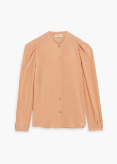 Joie - Eldridge silk crepe de chine blouse - Orange - XXS
