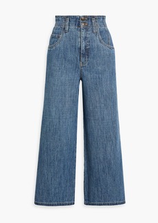 Joie - High-rise wide-leg jeans - Blue - US 2