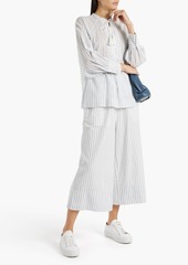 Joie - Hollis striped cotton culottes - Blue - L