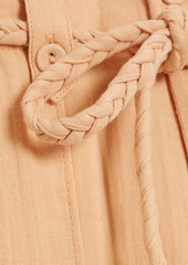 Joie - Marin cropped cotton-gauze straight-leg pants - Orange - US 2
