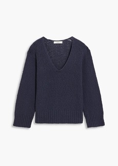 Joie - Orian crochet-knit cotton sweater - Blue - XS