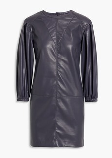 Joie - Wyanna faux leather mini dress - Gray - XS