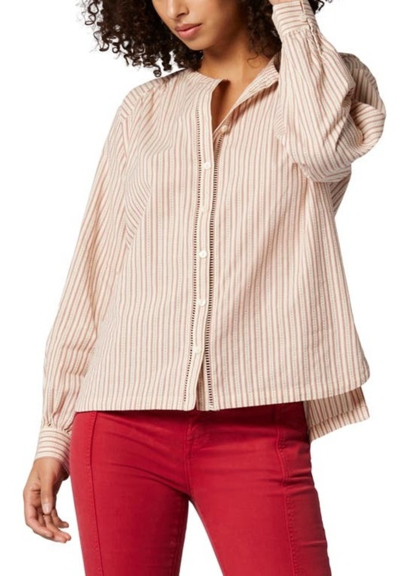 Joie Amie Stripe Cotton Button-Up Shirt