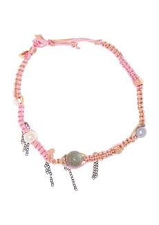 Joie DiGiovanni - Cotton Candy Stainless Steel Multi-Stone Necklace - Pink - OS - Moda Operandi - Gifts For Her