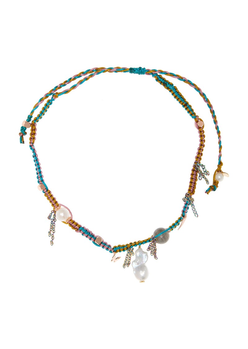 Joie DiGiovanni - Enchanted Mermaid Stainless Steel Multi-Stone Necklace - Multi - OS - Moda Operandi - Gifts For Her