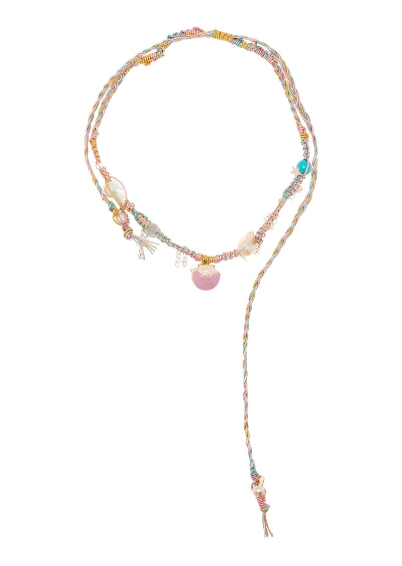 Joie DiGiovanni - Pink Barbie 18K Rose Gold Multi-Stone Necklace - Multi - OS - Moda Operandi - Gifts For Her