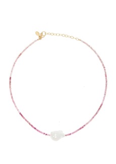 Joie DiGiovanni - Tourmaline And Pearl Necklace - Pink - OS - Moda Operandi - Gifts For Her