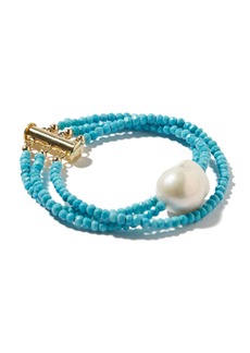 Joie DiGiovanni - Turquoise And Pearl Bracelet - Blue - OS - Moda Operandi - Gifts For Her