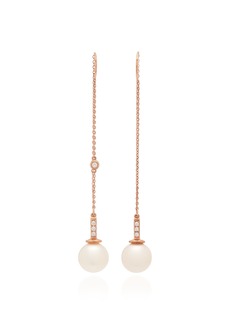Joie DiGiovanni - 14K Gold; Diamond and Pearl Earrings - Gold - OS - Moda Operandi - Gifts For Her