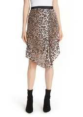 Joie Ornica Leopard Print Skirt in Light Taupe at Nordstrom