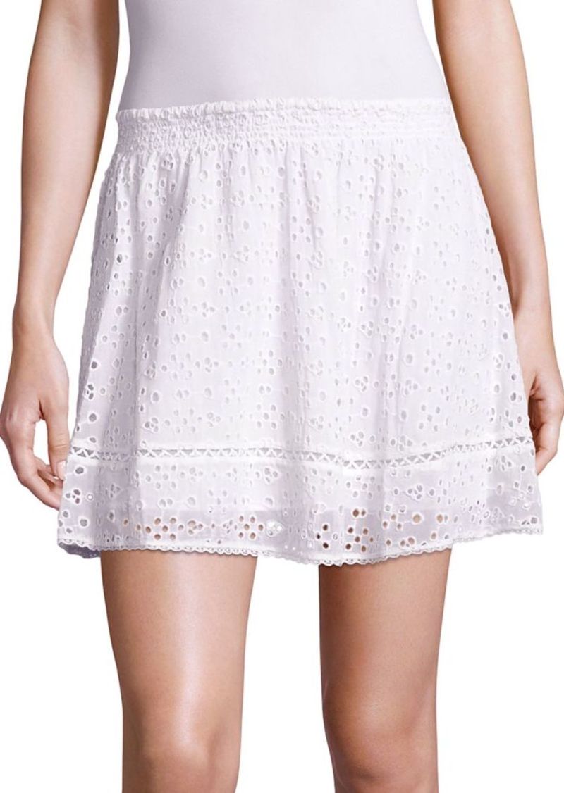 Joie Willems Cotton Voile Eyelet Skirt | Skirts