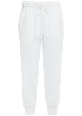 Joie Woman Mellina Cropped Linen Tapered Pants Off-white