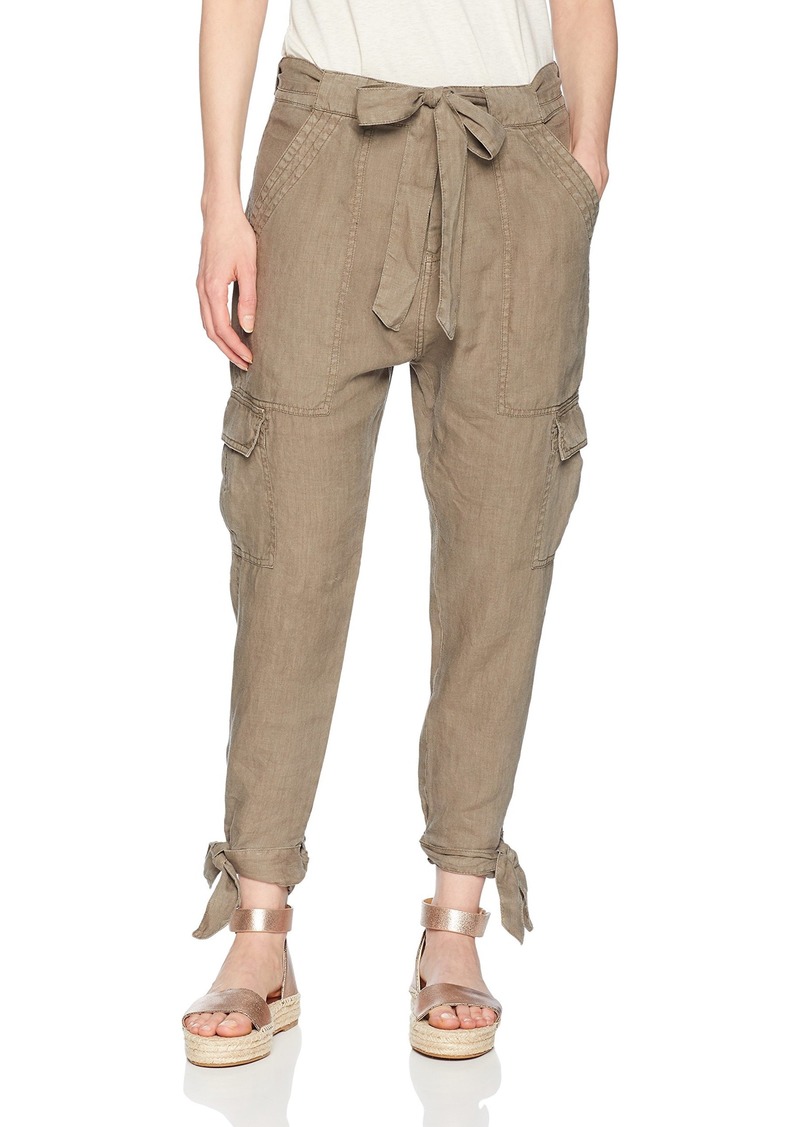 linen cargo pants womens