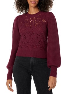 Joie Womens Women's DAMIRA Sweater in Oxblood RED