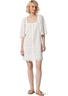 Joie Leona Mini Crochet Cotton Dress