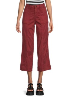 Joie Violette Utility High Rise Cropped Jeans