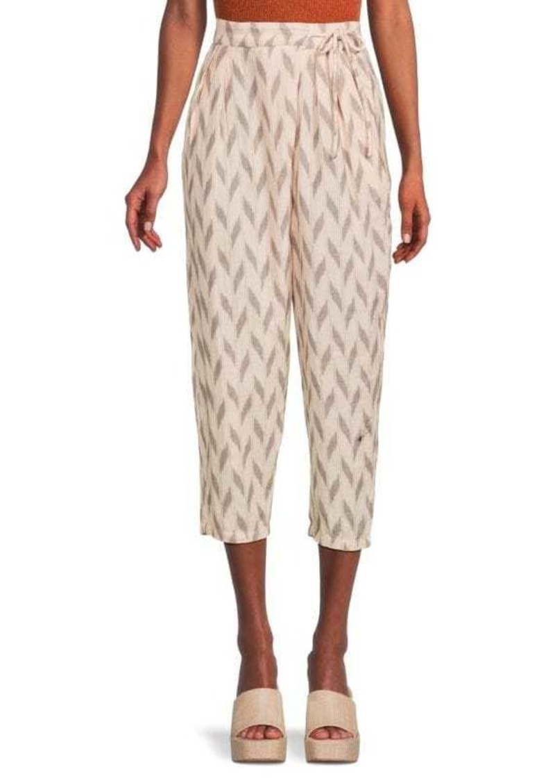Joie Wilmont Print Cropped Pants