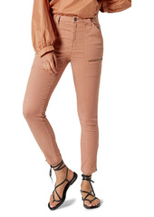 Joie Park High Waist Stretch Cotton Blend Skinny Pants in Brushed Clay at Nordstrom