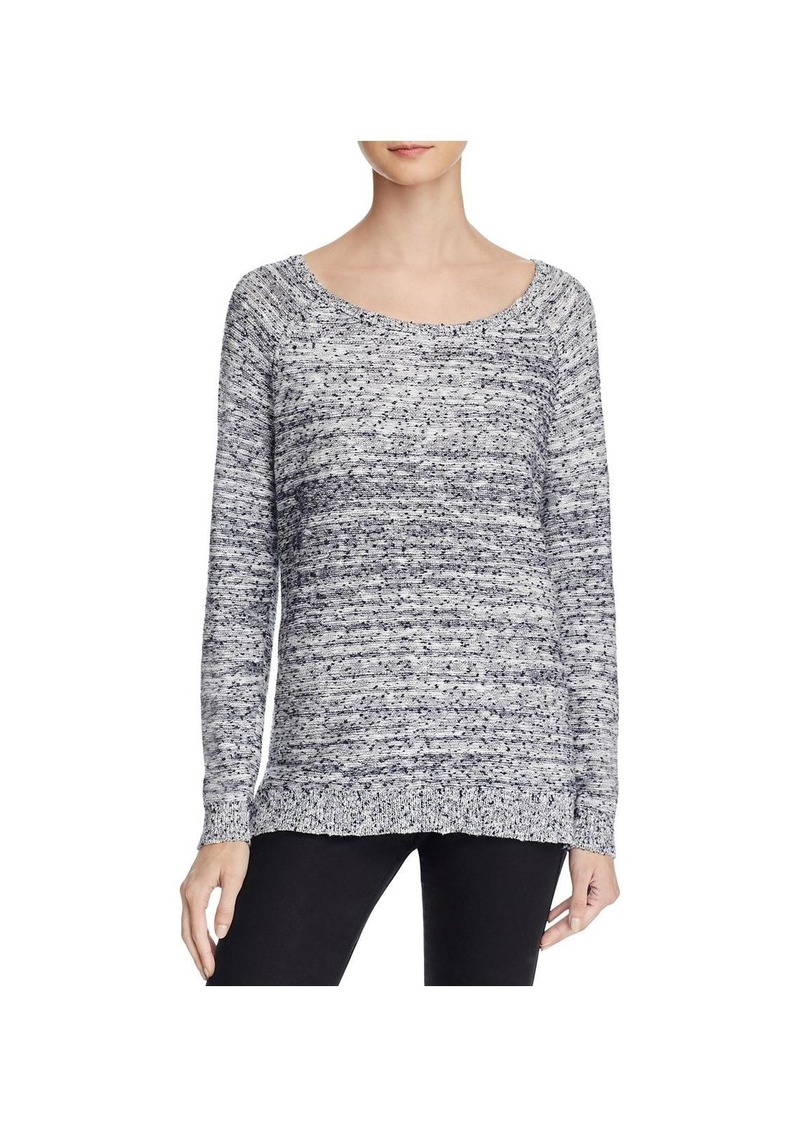 Joie Womens Speckled Long Sleeves Sweater