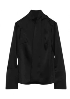 Jonathan Simkhai Candela Shirt With Ties In Black