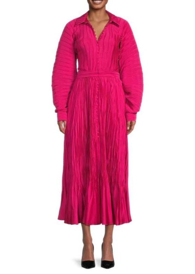 Jonathan Simkhai Indiana Pleated Maxi Dress