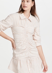 Jonathan Simkhai Delanie Stripe Cotton Mini Dress
