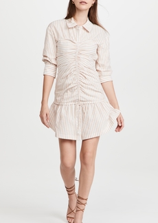 Jonathan Simkhai Delanie Stripe Cotton Mini Dress