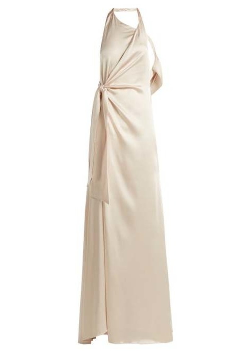 Jonathan Simkhai Halterneck satin gown