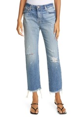Jonathan Simkhai Standard Eliot Ripped High Waist Ankle Jeans in Venice at Nordstrom