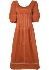 Jonathan Simkhai Lena puff-sleeve dress